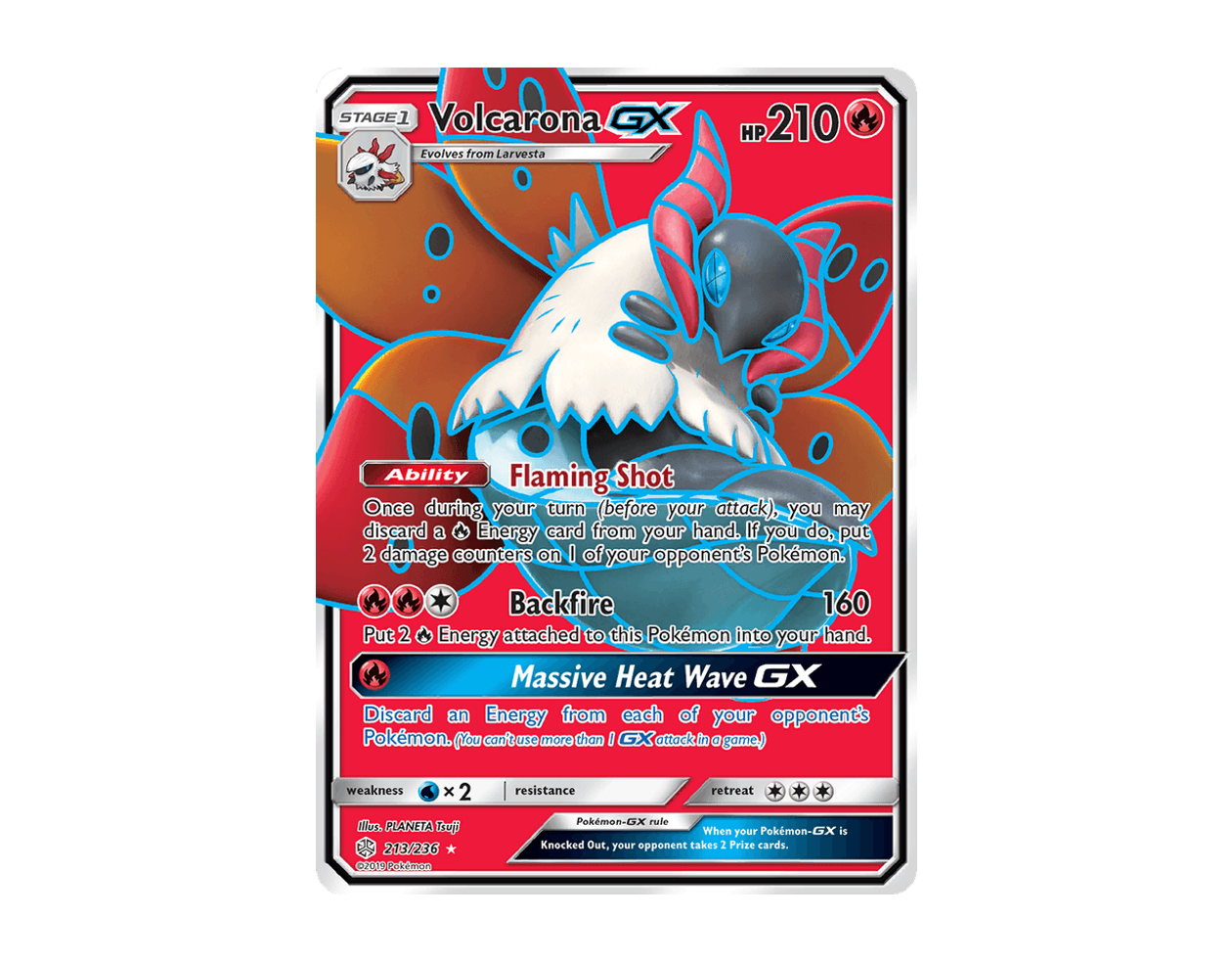 Volcarona GX CE 213/236 (Cosmic Eclipse)