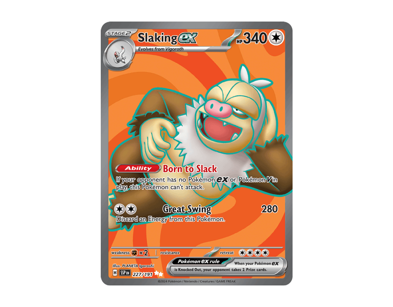 Slaking ex SS 227/191 (Surging Sparks)