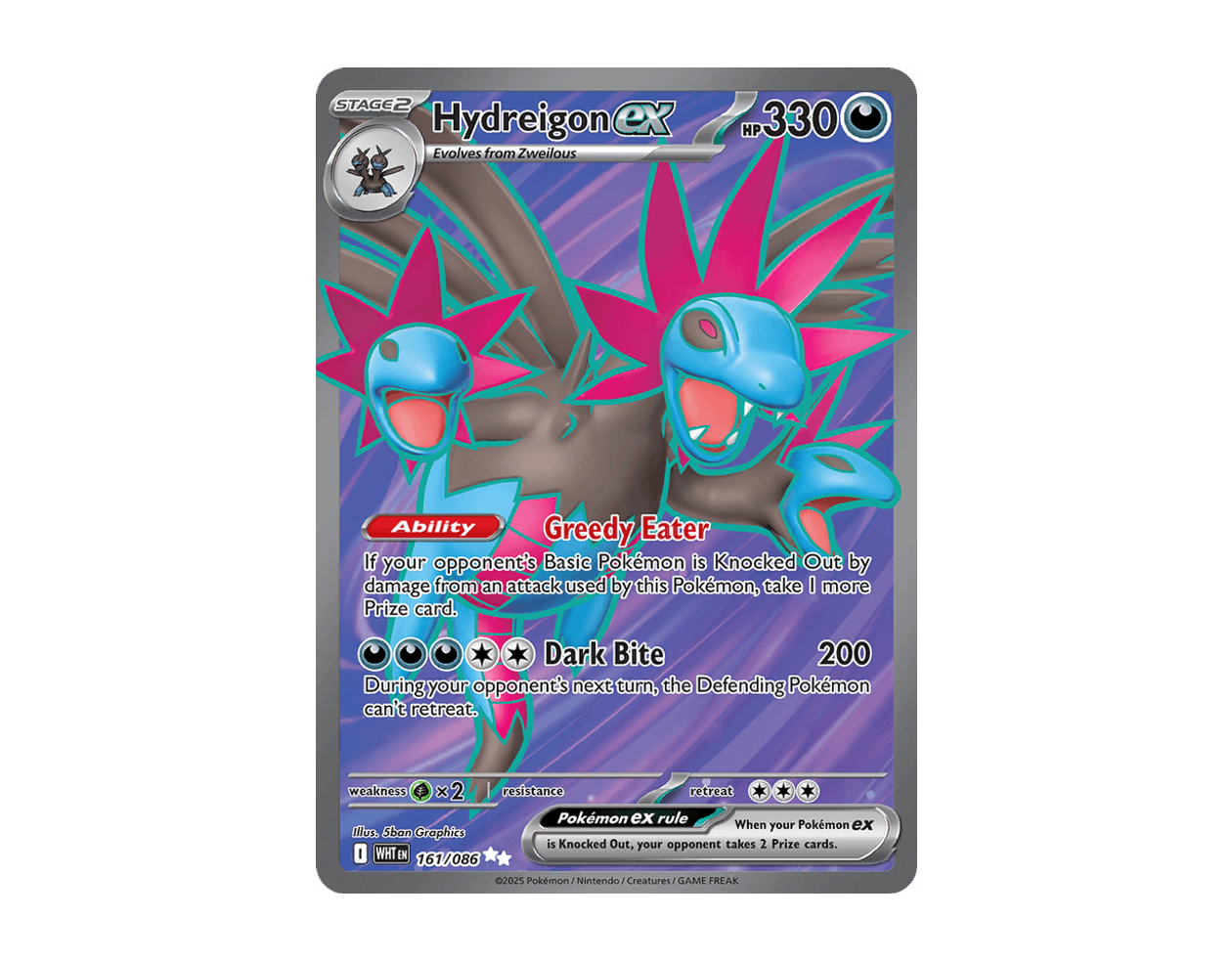 Hydreigon ex WF 161/86 (White Flare)