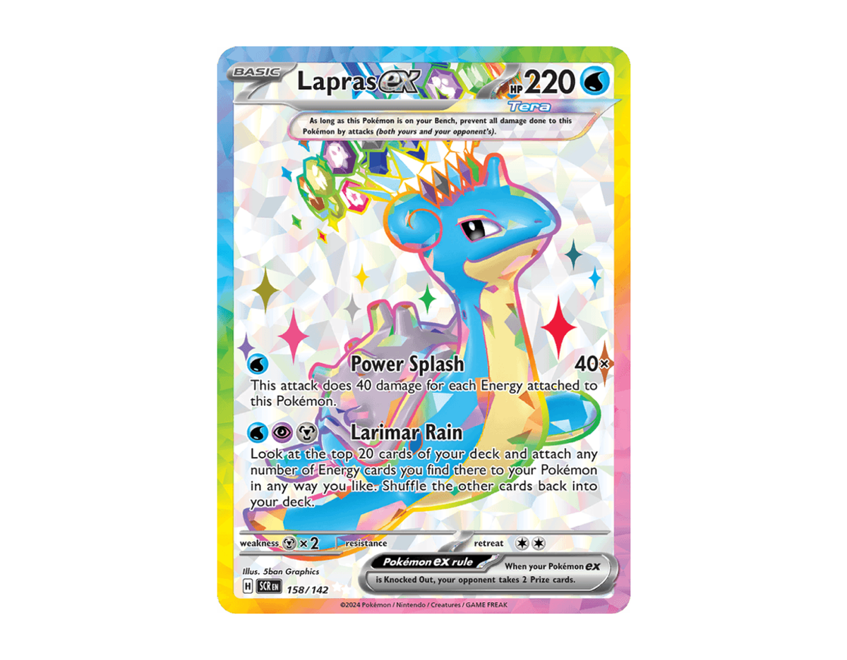 Lapras ex SC 158/142 (Stellar Crown)
