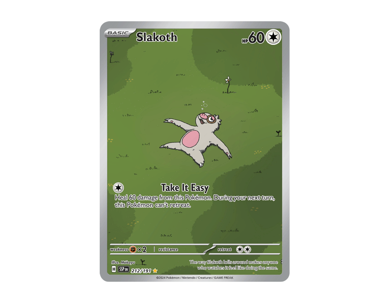 Slakoth SS 212/191 (Surging Sparks)