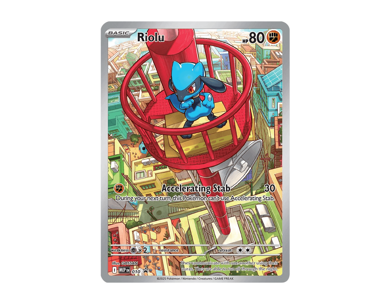 Riolu MBSP 010 (MEP Black Star Promos)