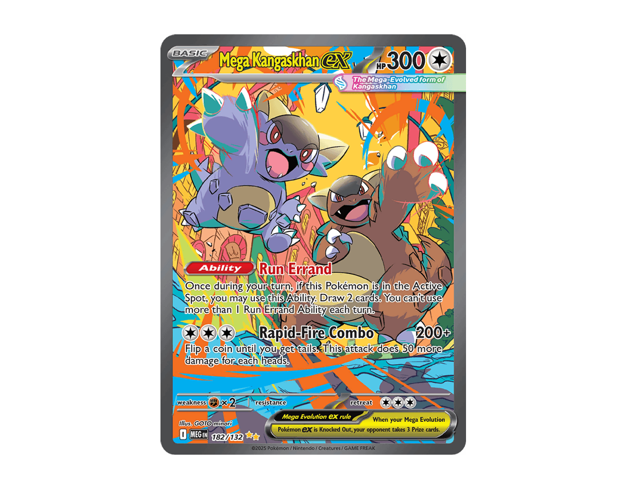 Mega Kangaskhan ex ME 182/132 (Mega Evolution)