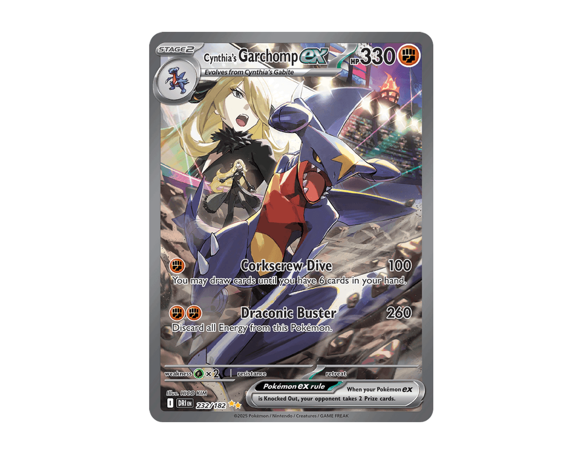 Cynthia's Garchomp ex DR 232/182 (Destined Rivals)