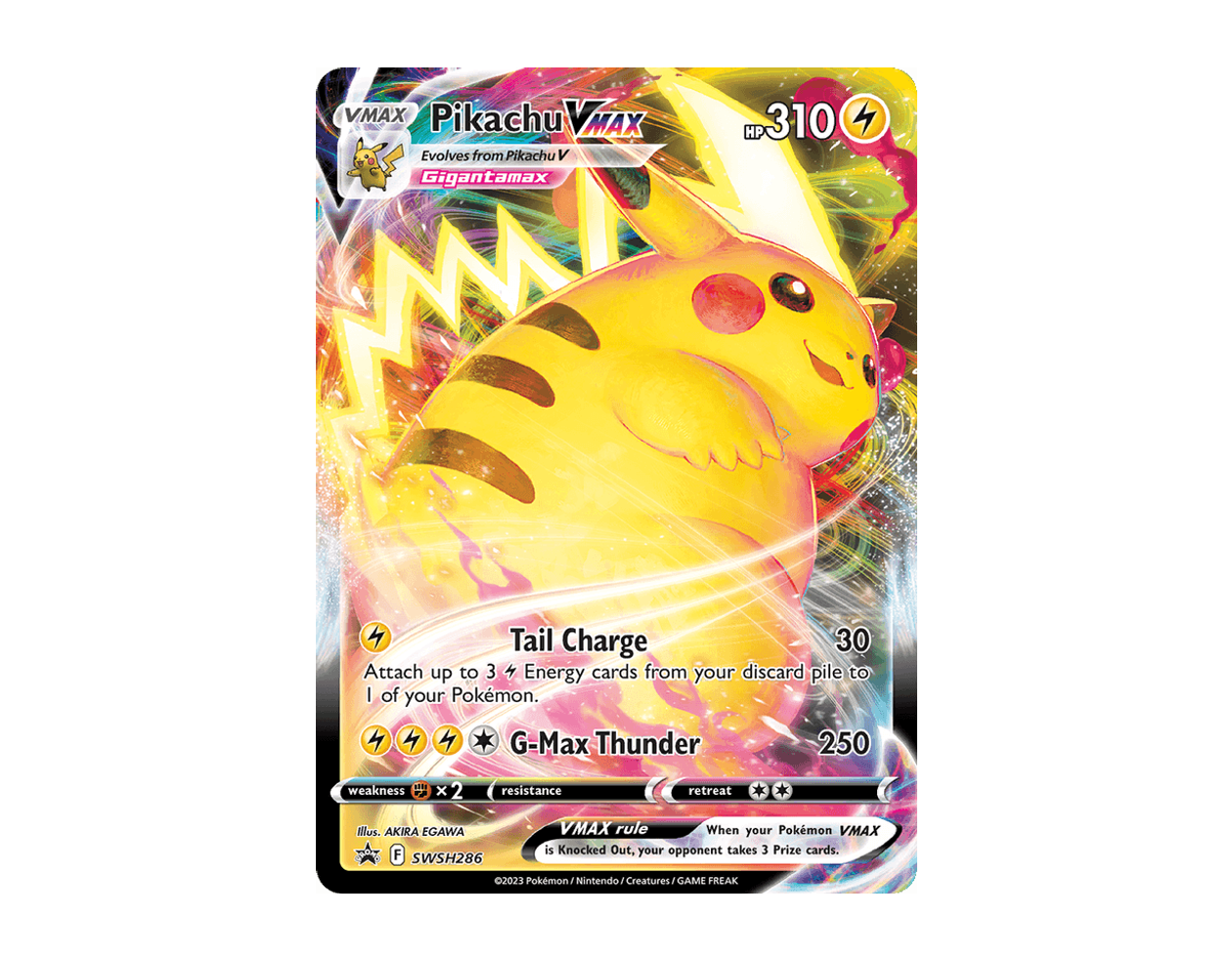 Pikachu VMAX SBSP SWSH286/307 (SWSH Black Star Promos)