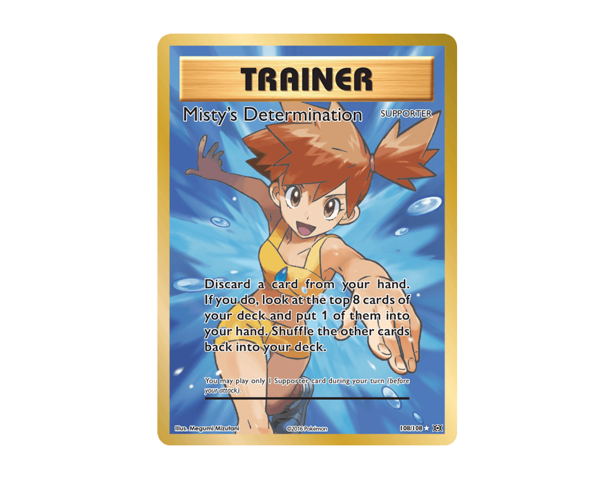 Misty's Determination EV 108/108 (Evolutions)