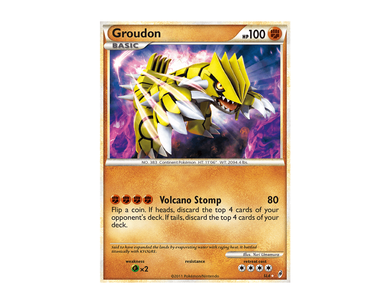Groudon COL SL4/95 (Call of Legends)