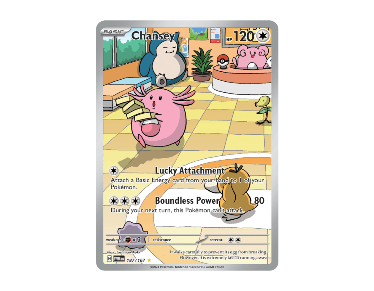 Chansey TM 187/167 (Twilight Masquerade)