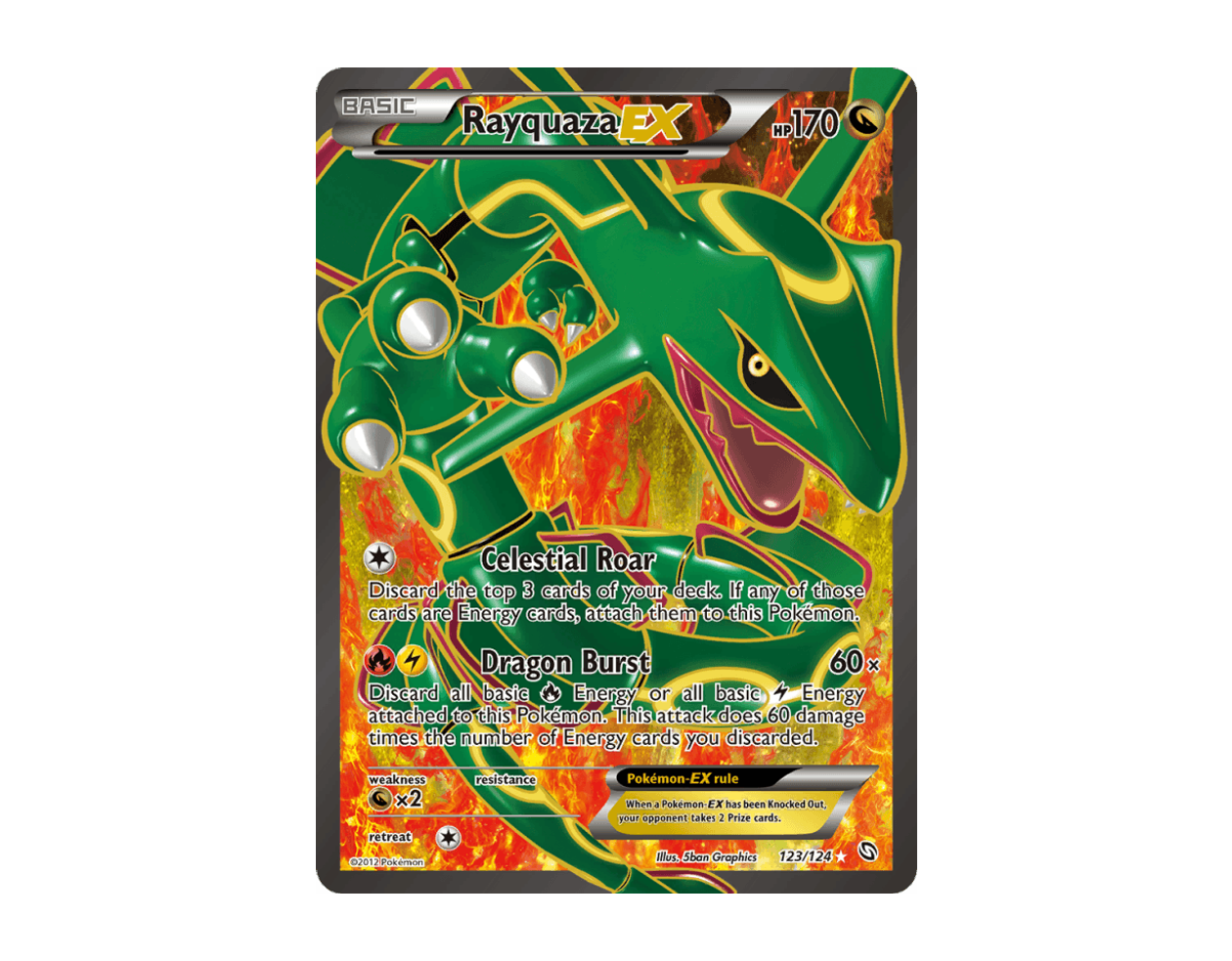 Rayquaza-EX DE 123/124 (Dragons Exalted)