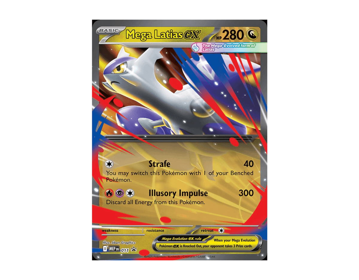Mega Latias ex MBSP 011 (MEP Black Star Promos)