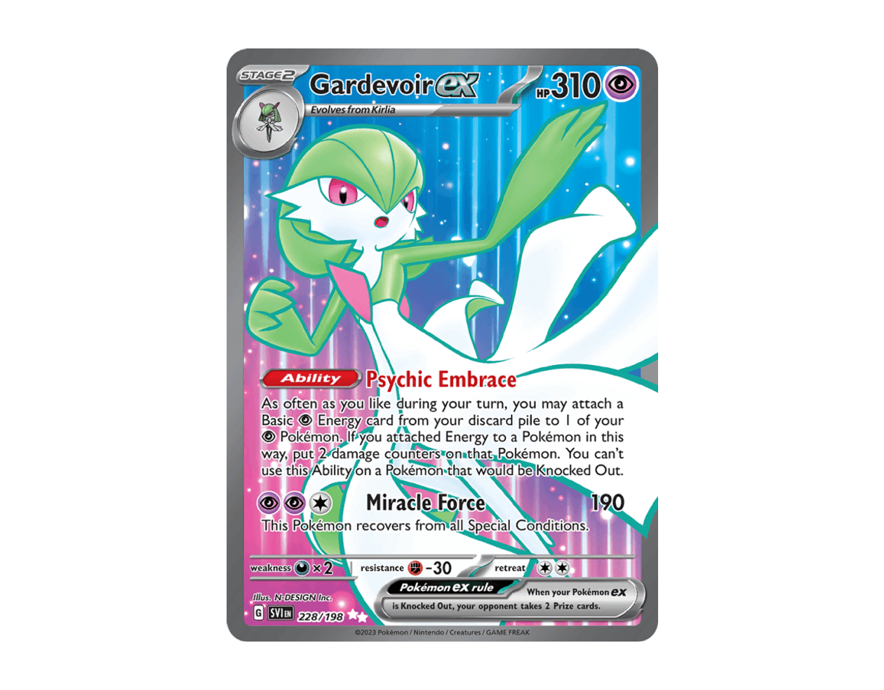 Gardevoir ex SV 228/198 (Scarlet & Violet)