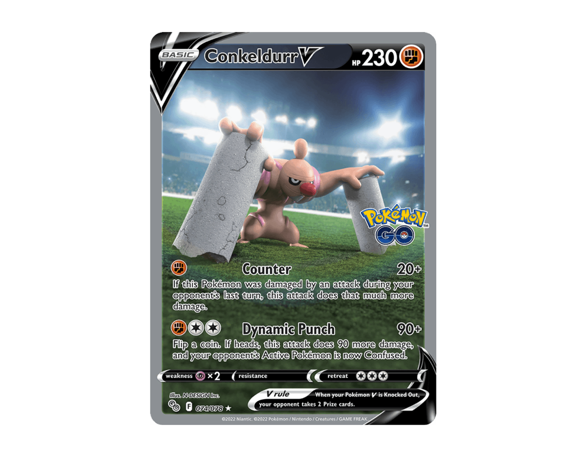 Conkeldurr V PG 074/78 (Pokémon GO)