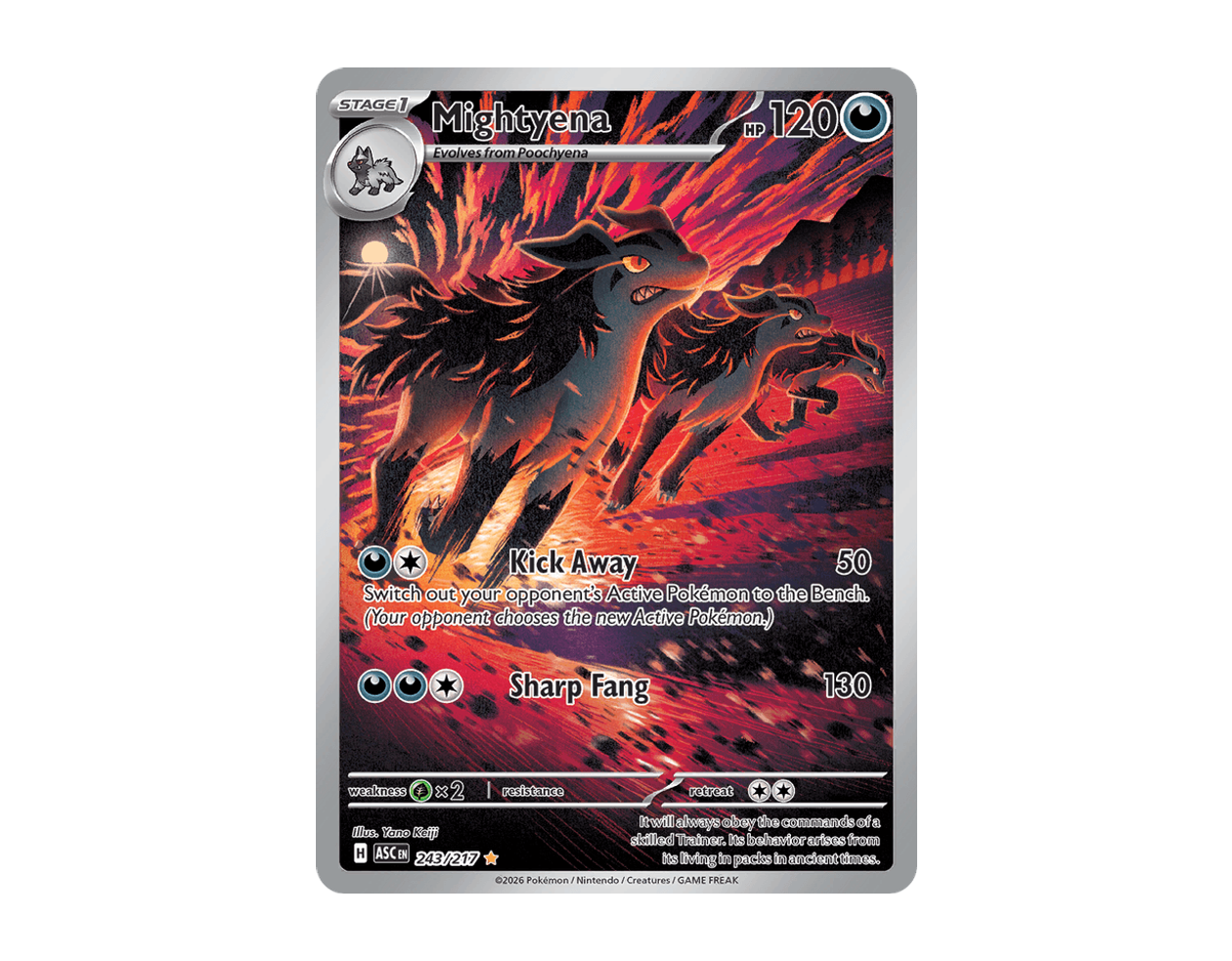 Mightyena AH 243/217 (Ascended Heroes)
