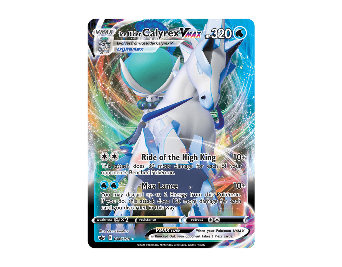 Ice Rider Calyrex VMAX CR 46/198 (Chilling Reign)