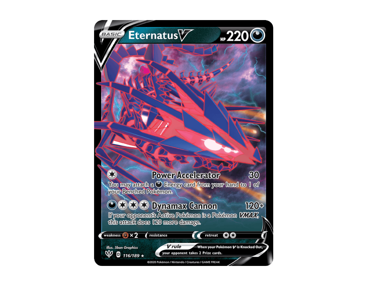 Eternatus V DA 116/189 (Darkness Ablaze)