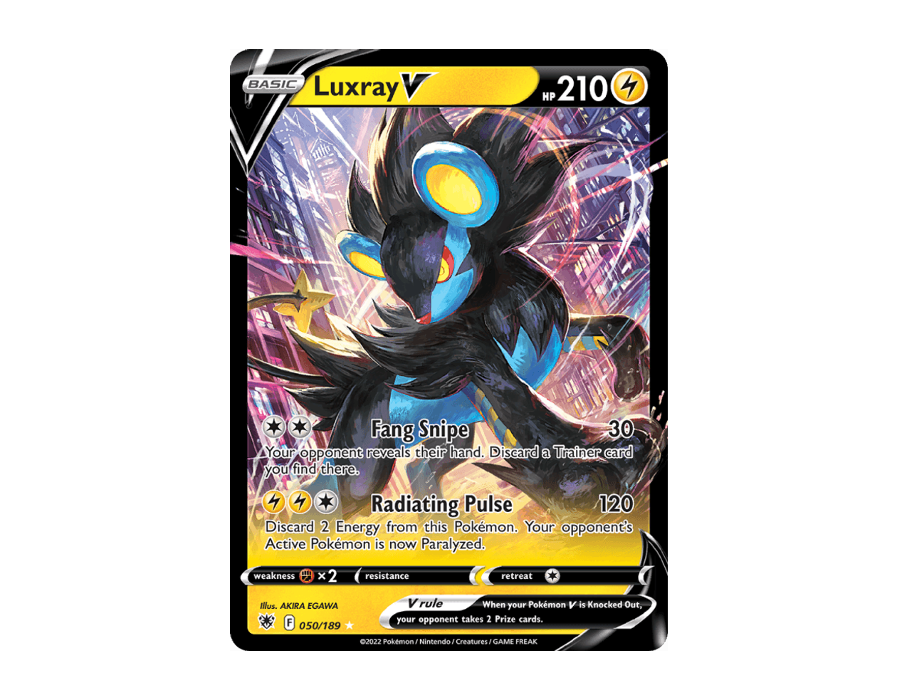 Luxray V AR 050/189 (Astral Radiance)