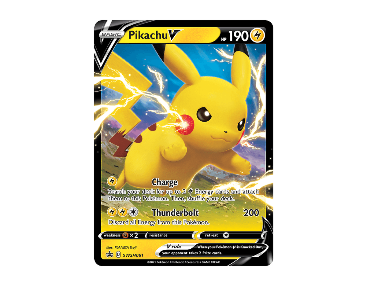 Pikachu V SBSP SWSH061/307 (SWSH Black Star Promos)
