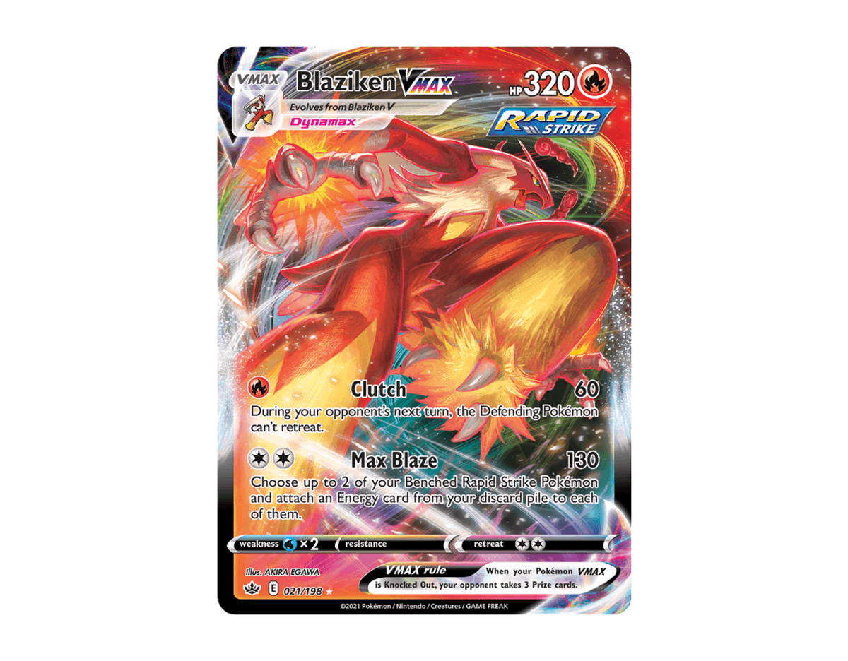 Blaziken VMAX CR 21/198 (Chilling Reign)