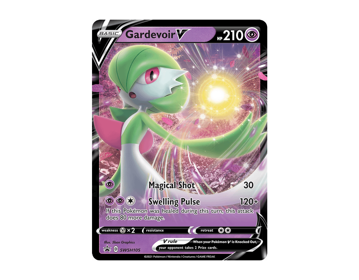 Gardevoir V SBSP SWSH105/307 (SWSH Black Star Promos)