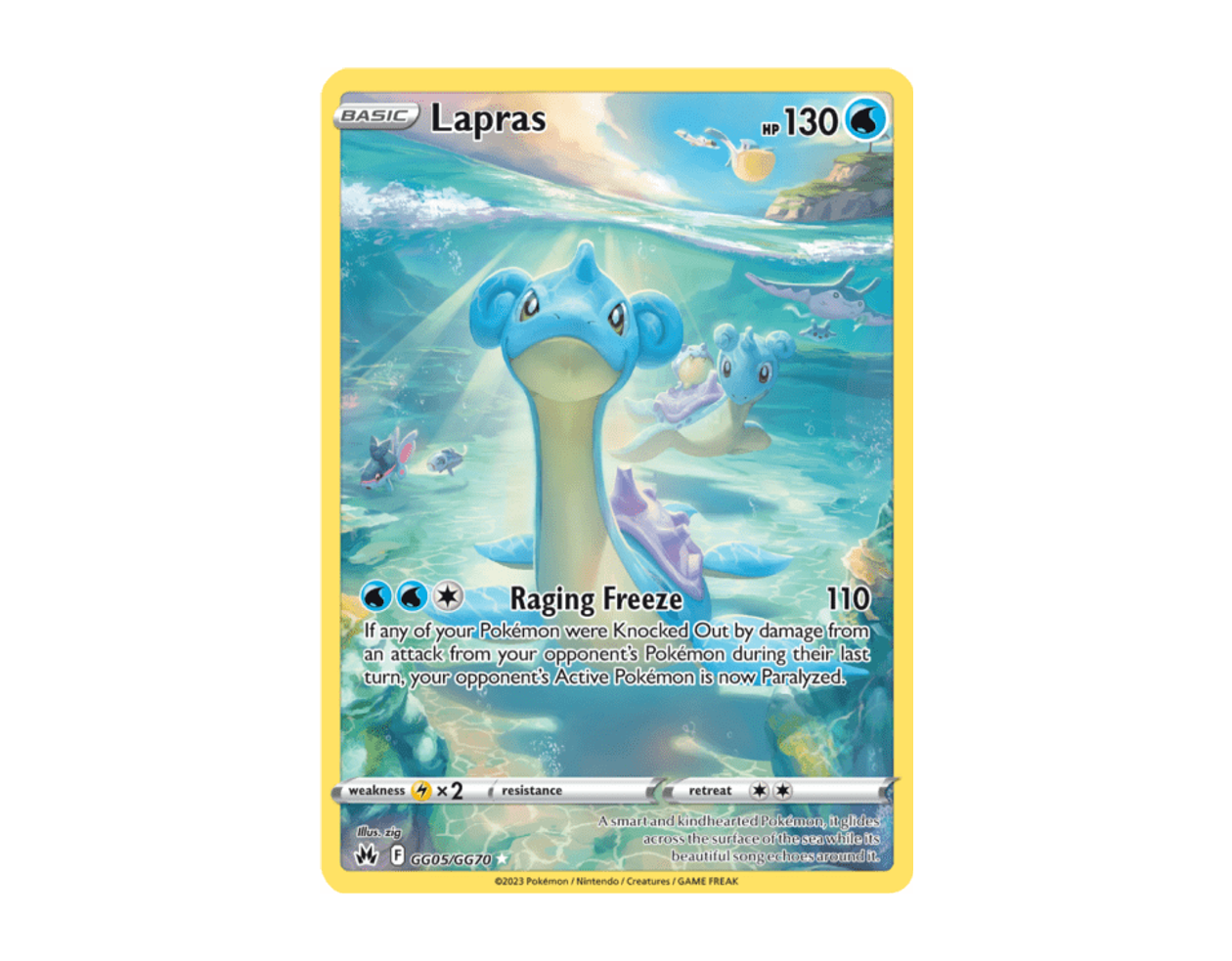 Lapras CZGG GG05/70 (Crown Zenith Galarian Gallery)