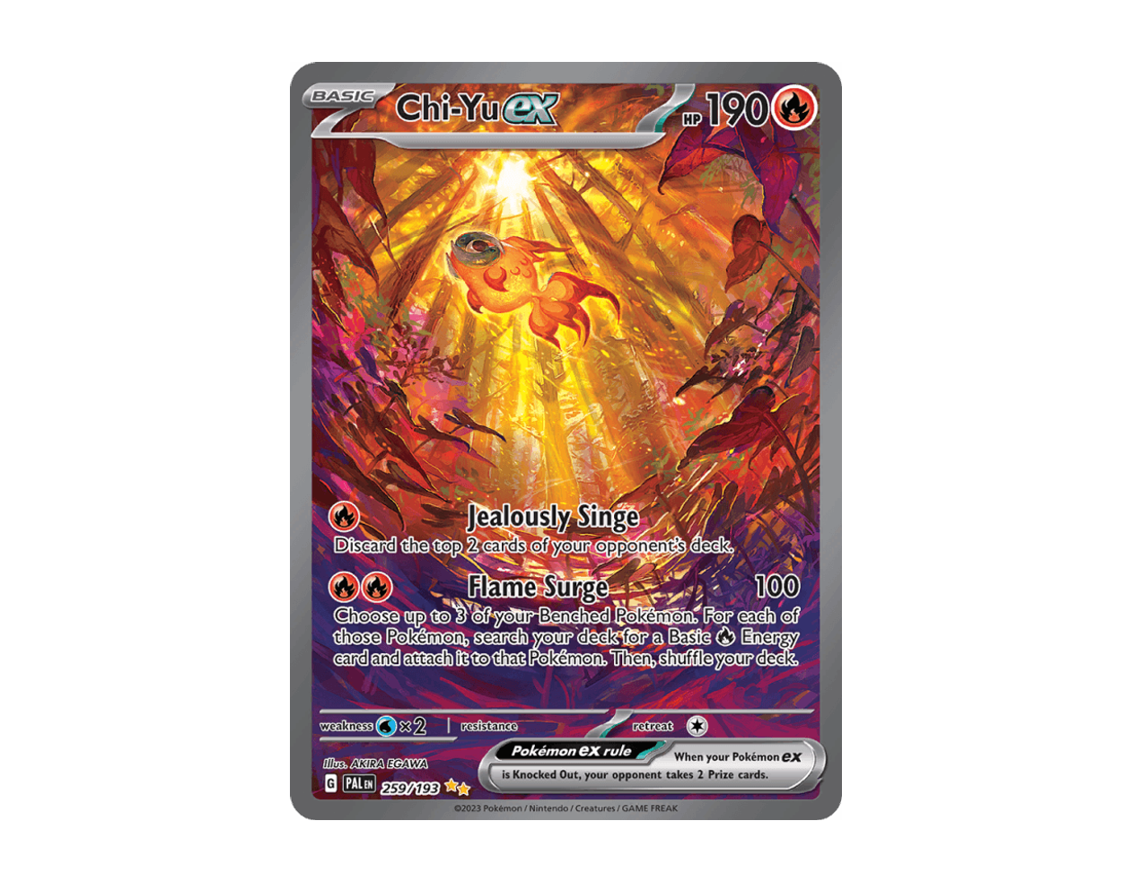 Chi-Yu ex PE 259/193 (Paldea Evolved)