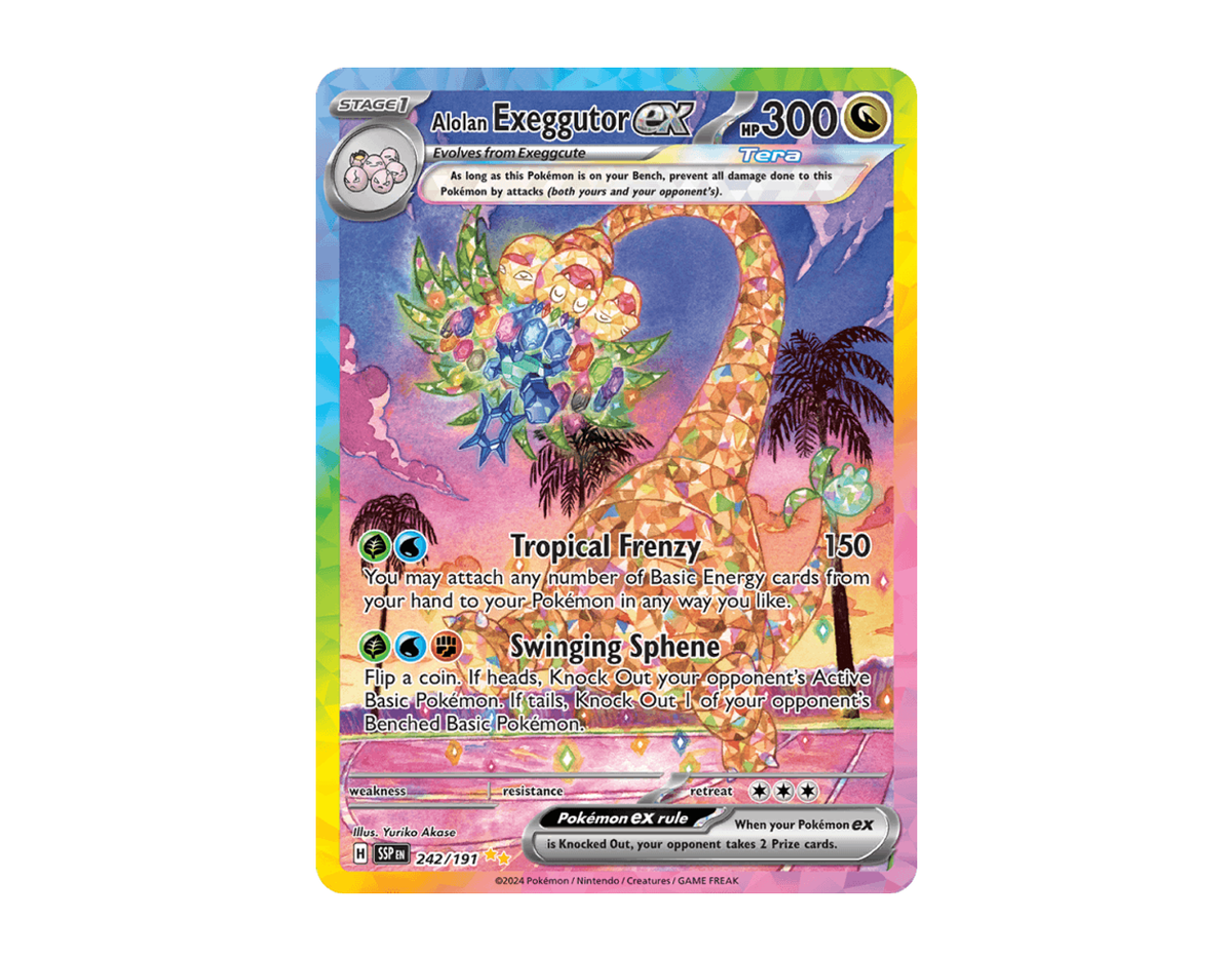 Alolan Exeggutor ex SS 242/191 (Surging Sparks)