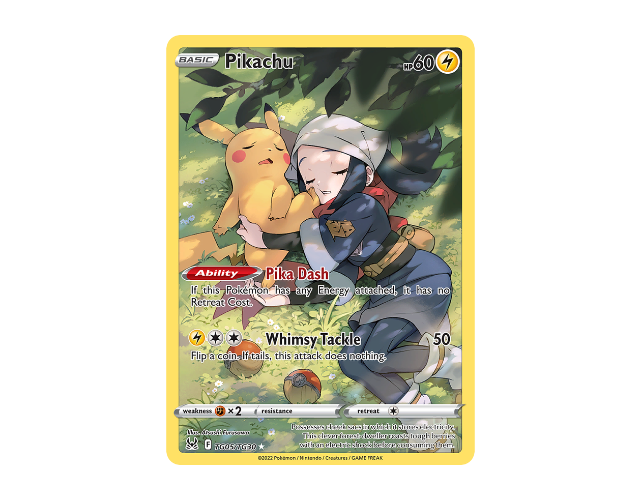 Pikachu LOTG TG05/30 (Lost Origin Trainer Gallery)