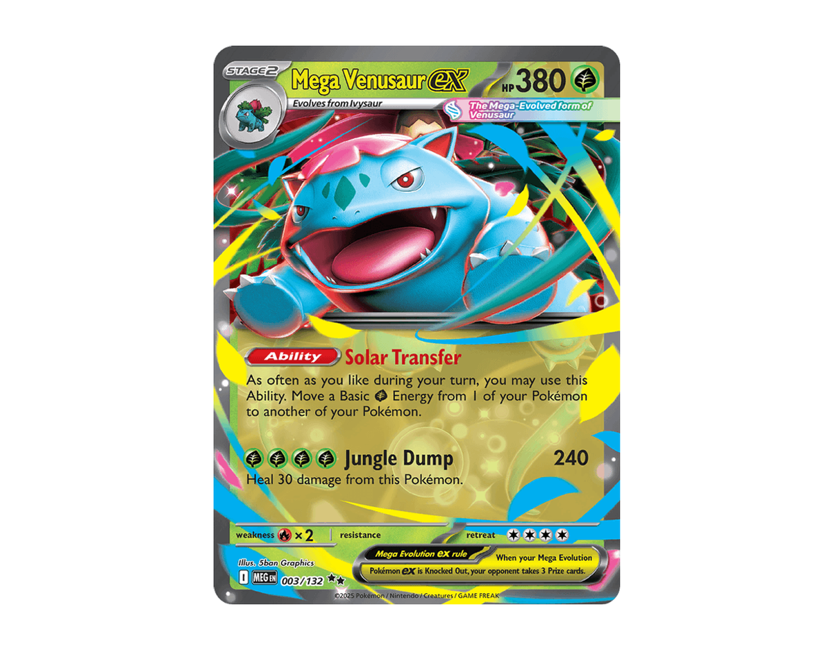 Mega Venusaur ex ME 003/132 (Mega Evolution)