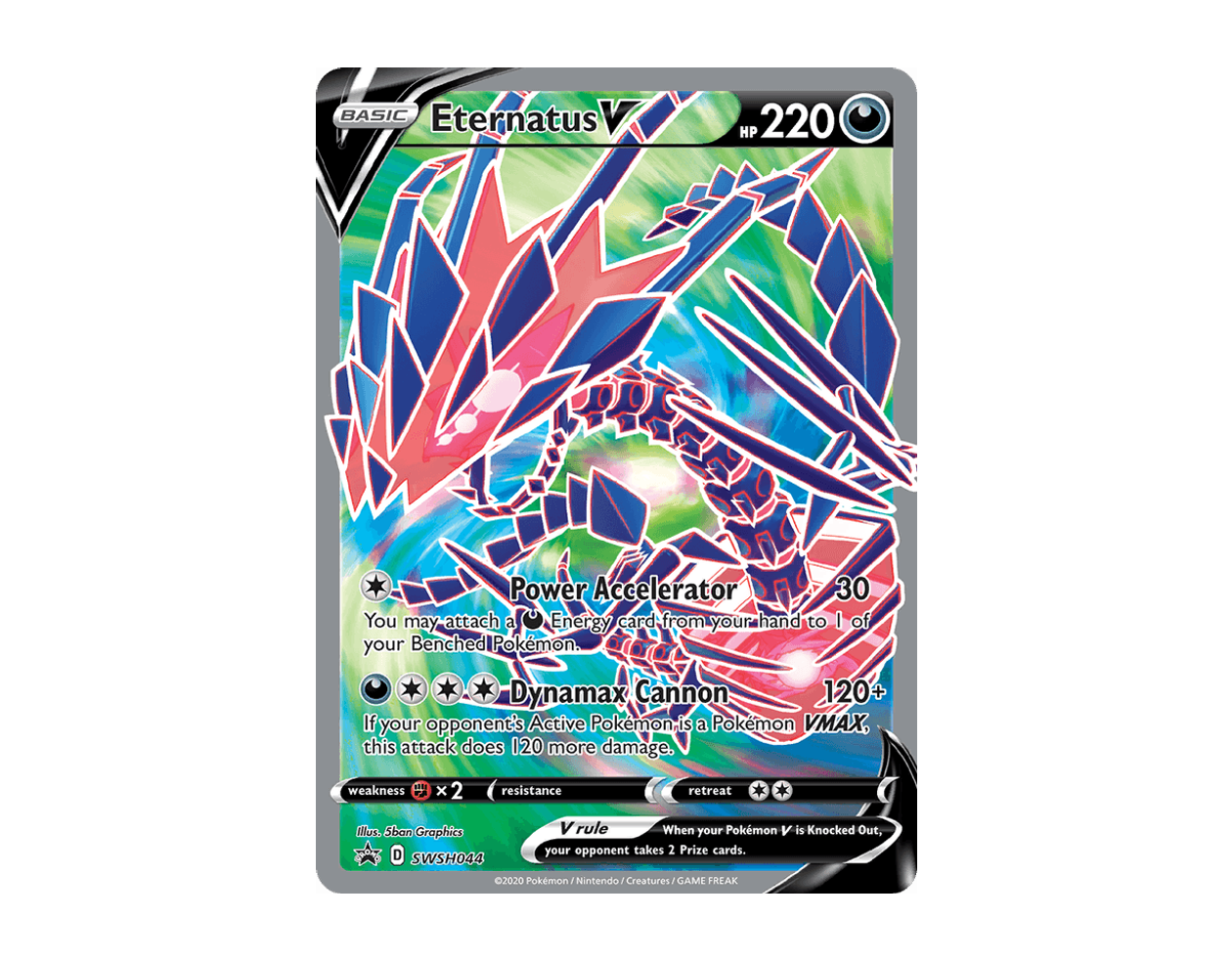 Eternatus V SBSP SWSH044/307 (SWSH Black Star Promos)