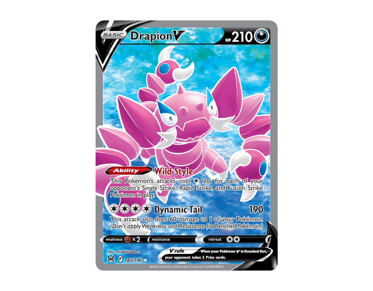 Drapion V LO 182/196 (Lost Origin)