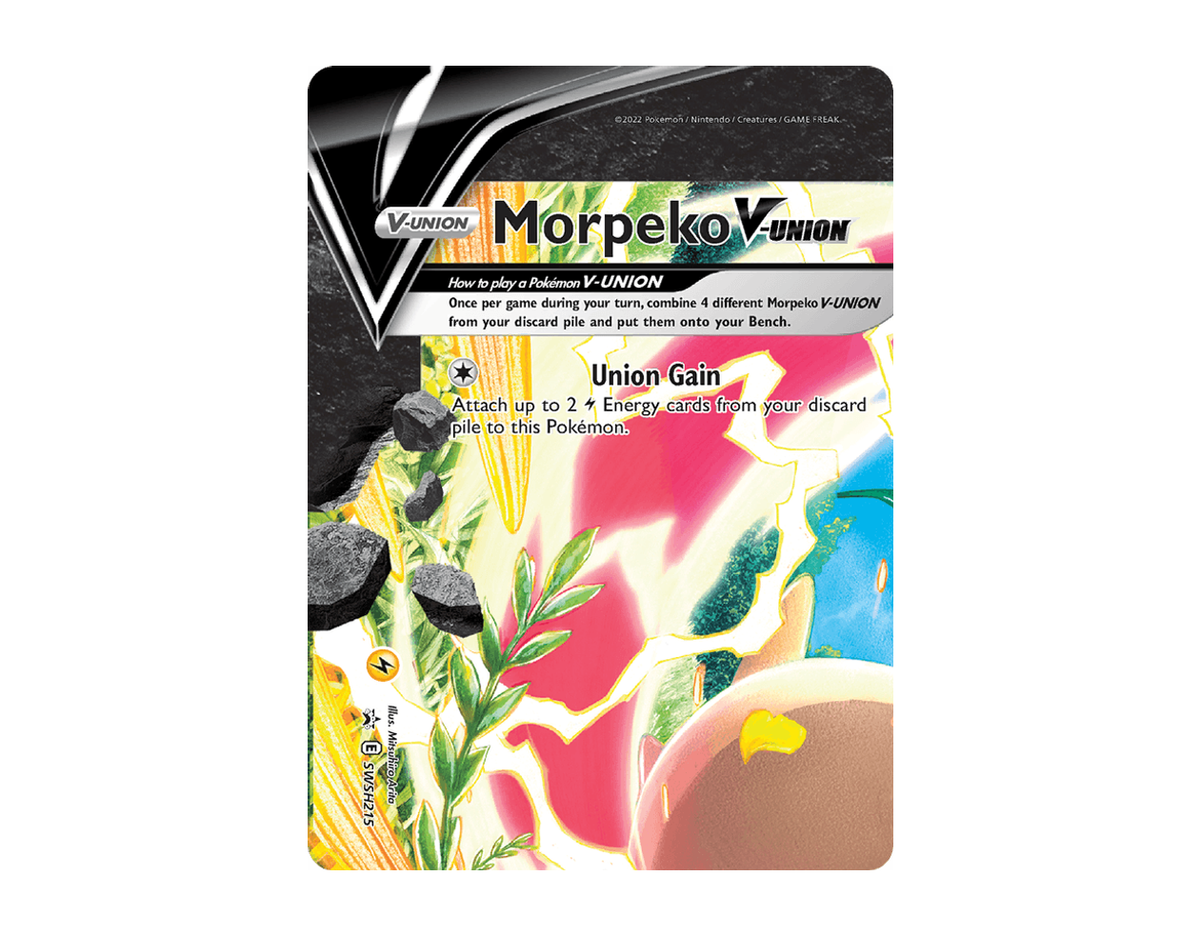 Morpeko V-UNION SBSP SWSH215/307 (SWSH Black Star Promos)