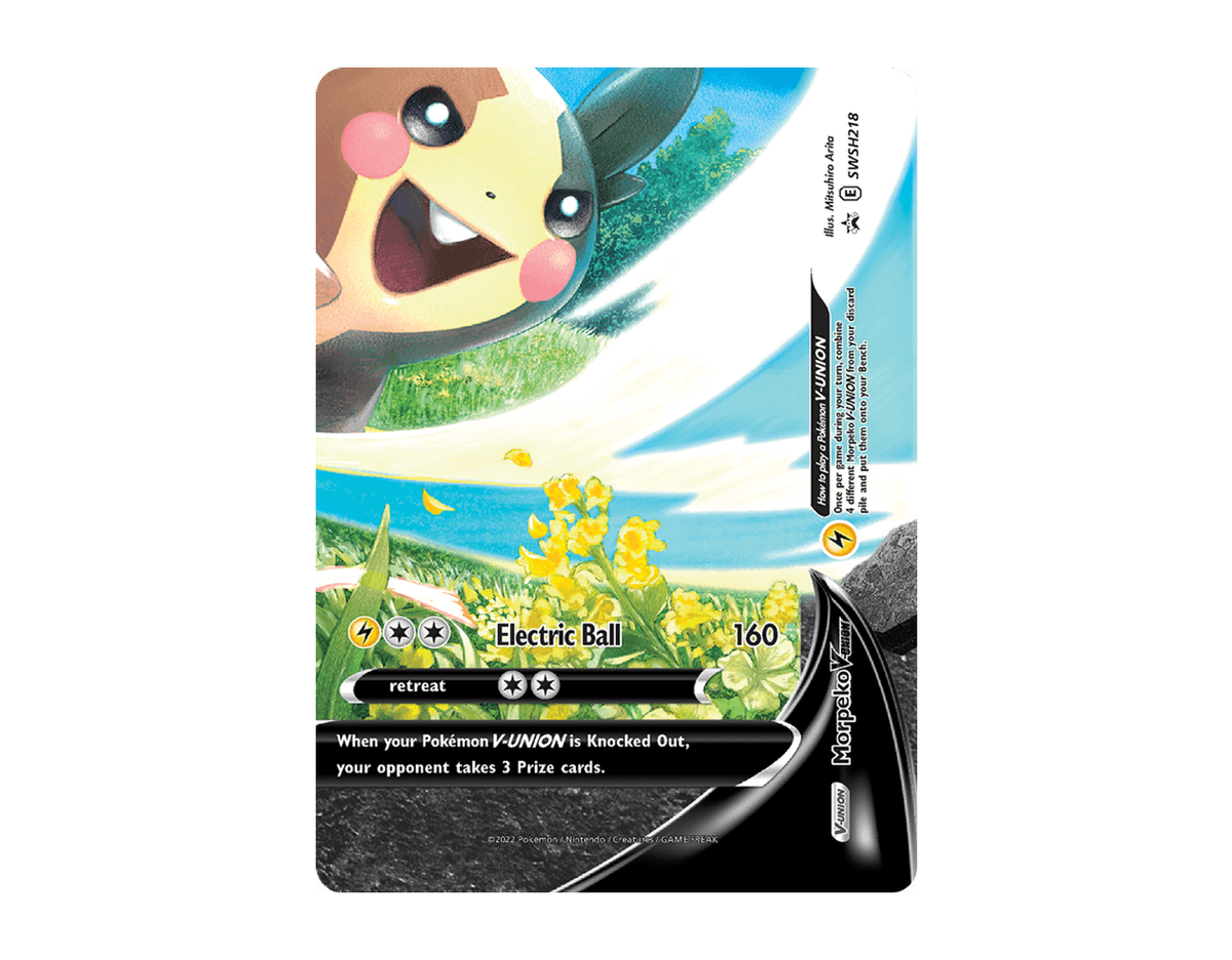 Morpeko V-UNION SBSP SWSH218/307 (SWSH Black Star Promos)