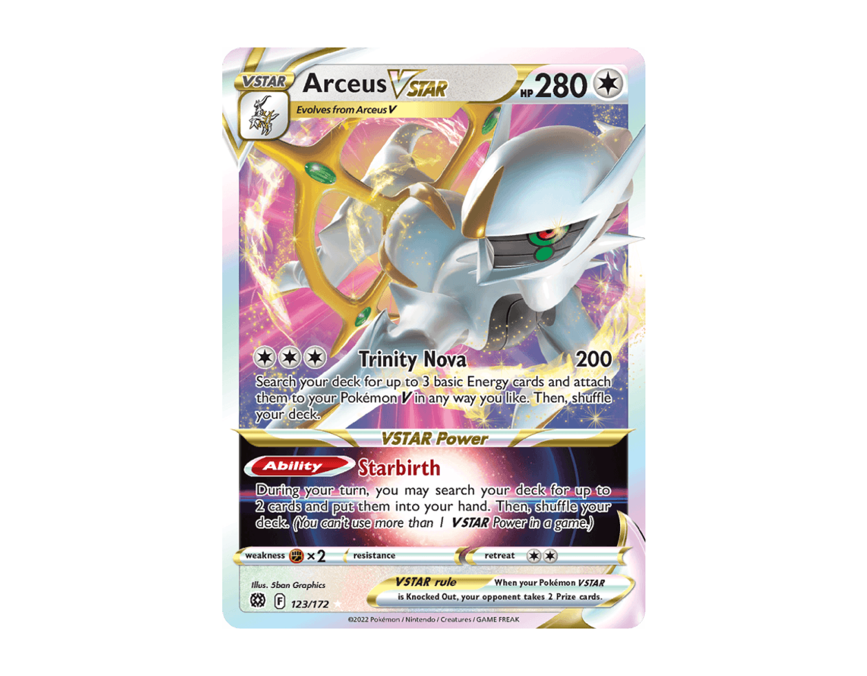 Arceus VSTAR BS 123/172 (Brilliant Stars)