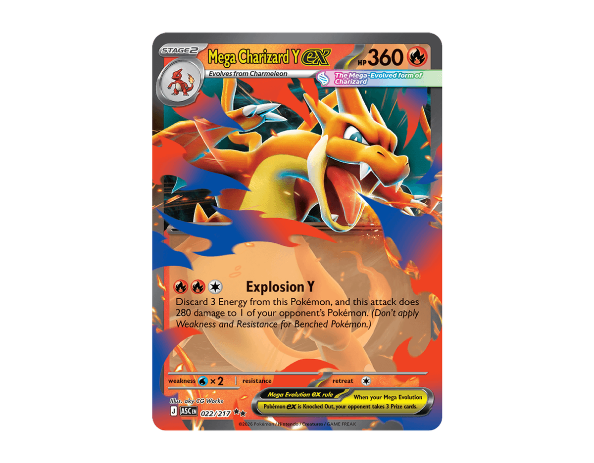 Mega Charizard Y ex AH 022/217 (Ascended Heroes)