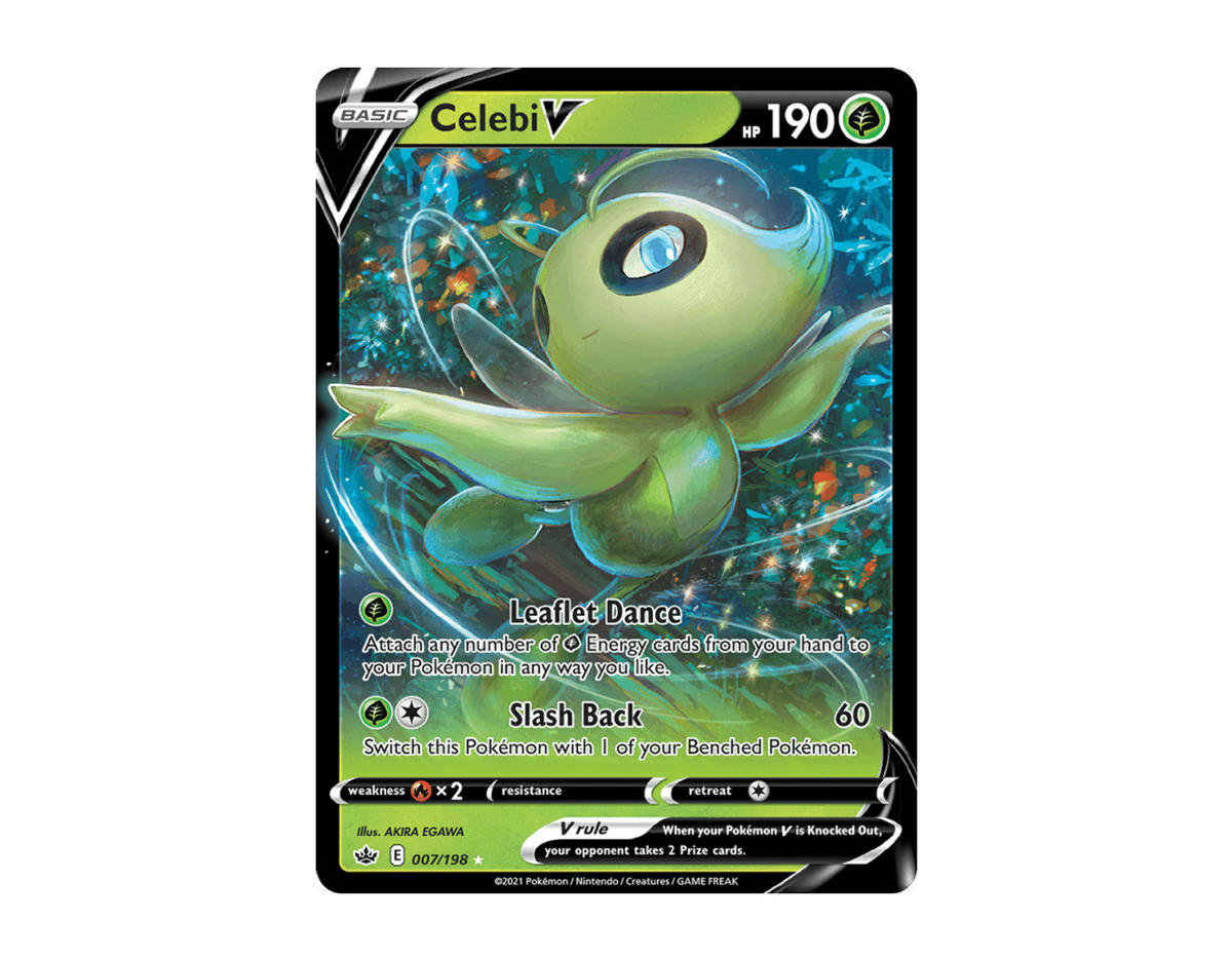 Celebi V CR 7/198 (Chilling Reign)