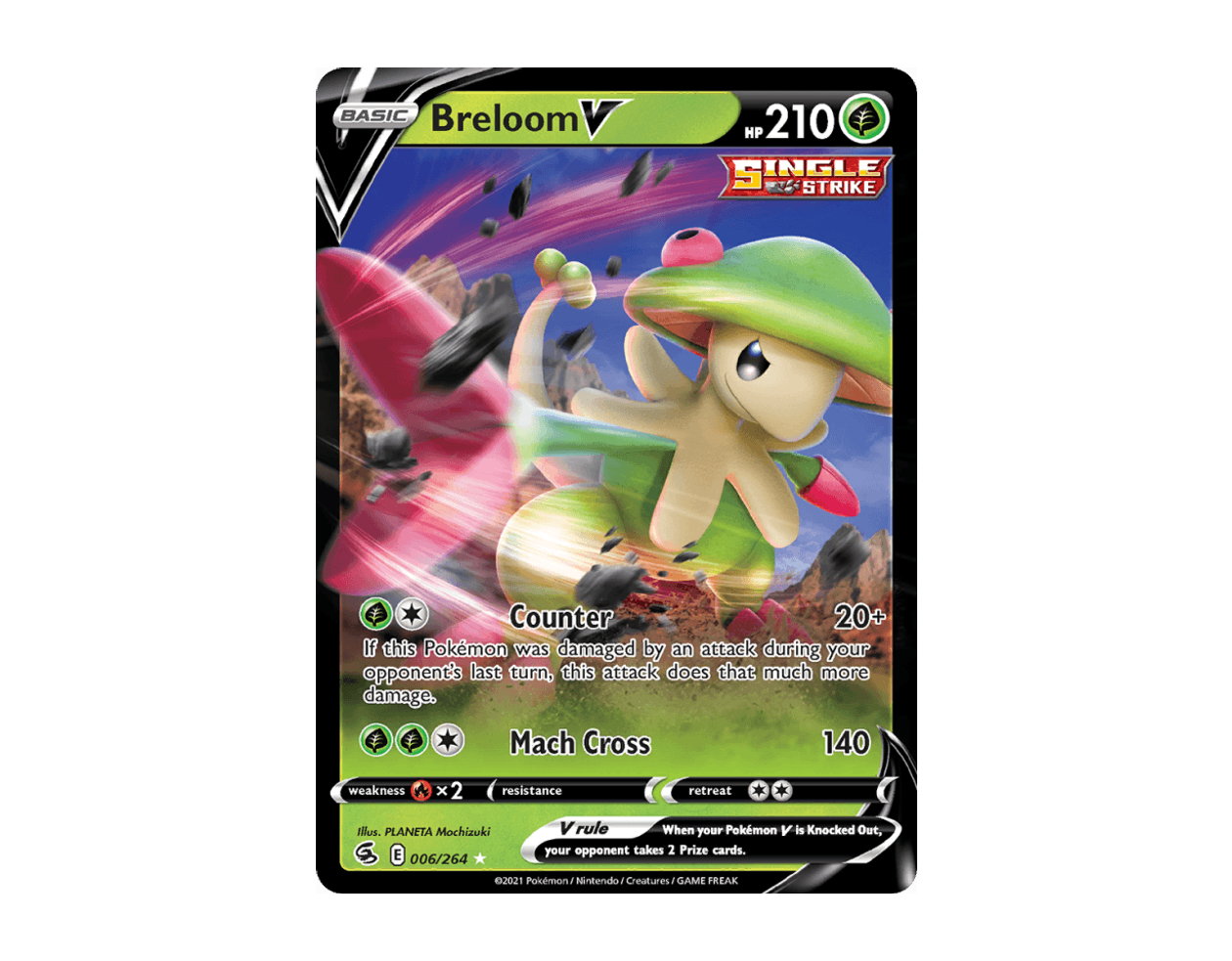 Breloom V FS 6/264 (Fusion Strike)