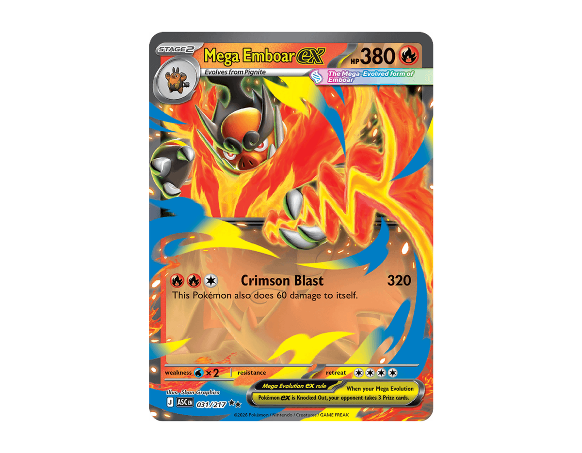 Mega Emboar ex AH 031/217 (Ascended Heroes)