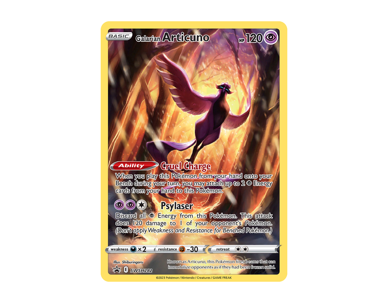 Galarian Articuno SBSP SWSH282/307 (SWSH Black Star Promos)