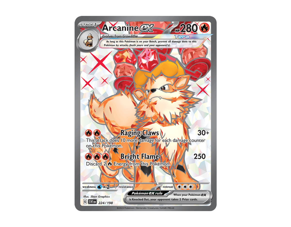 Arcanine ex SV 224/198 (Scarlet & Violet)
