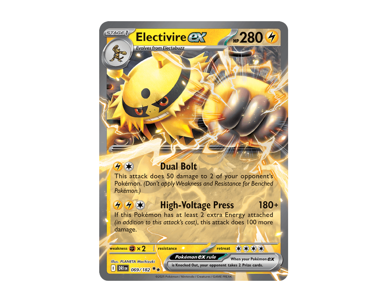 Electivire ex DR 069/182 (Destined Rivals)