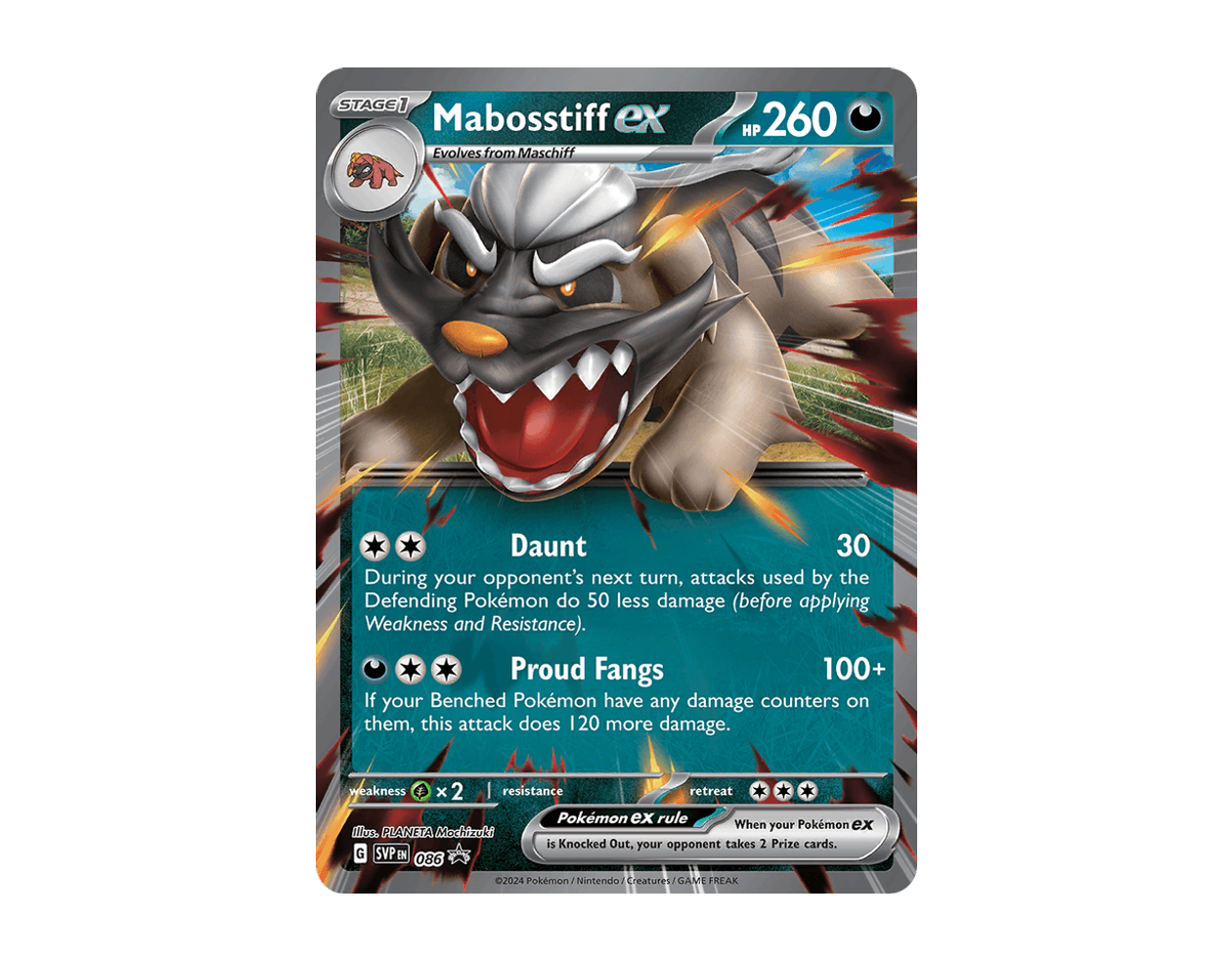 Mabosstiff ex SBSP 086/225 (SVP Black Star Promos)