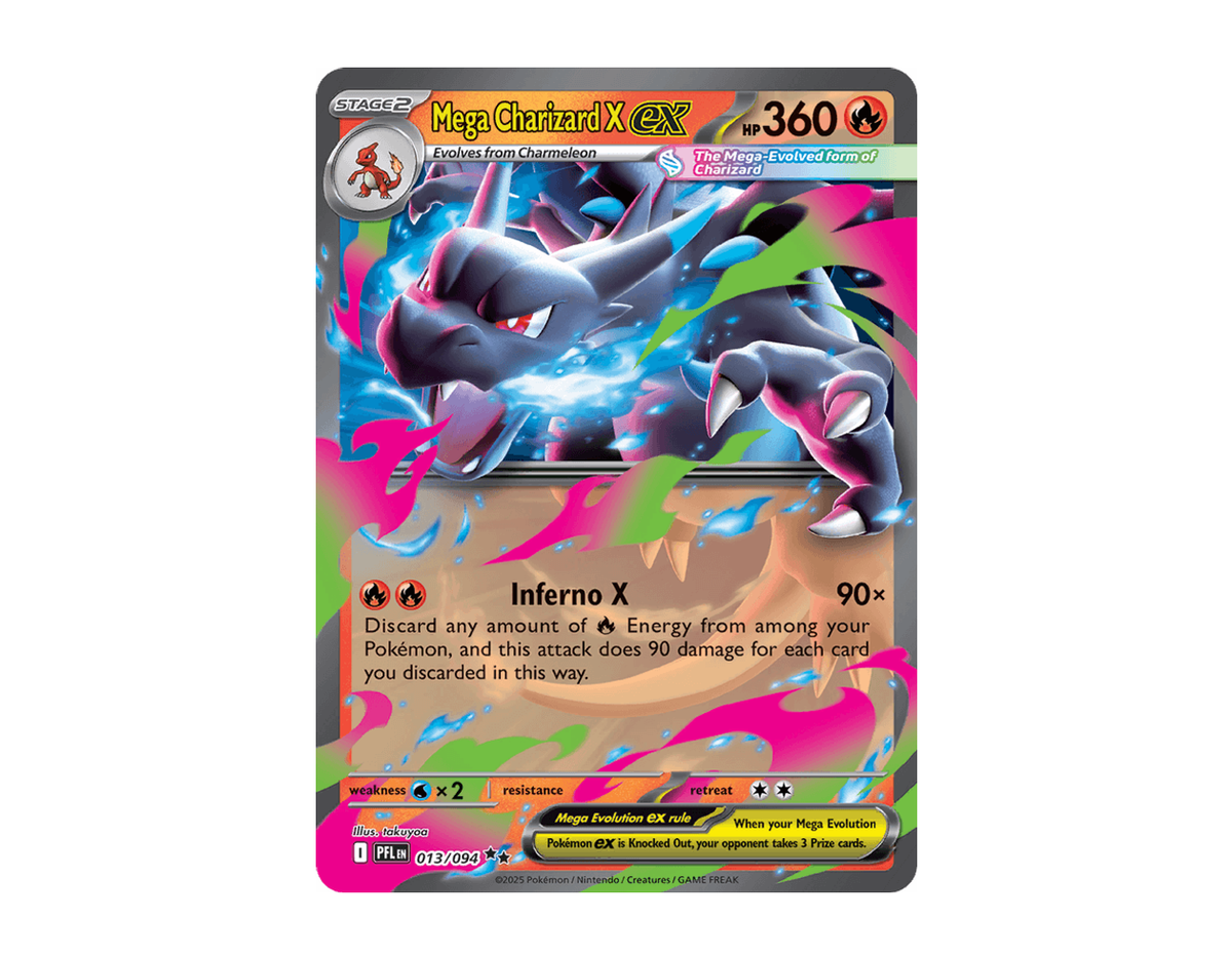 Mega Charizard X ex PF 013/94 (Phantasmal Flames)
