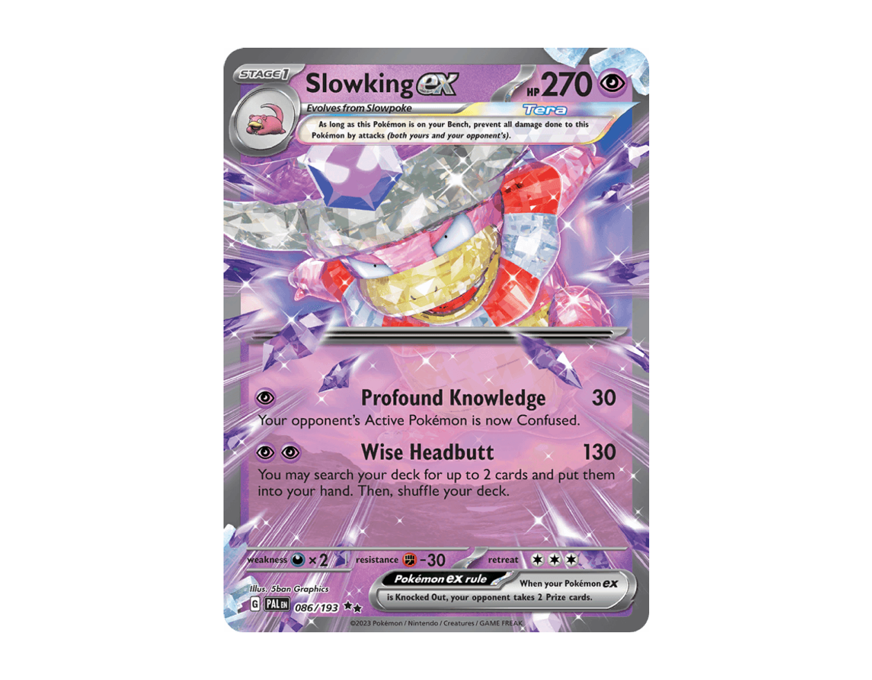 Slowking ex PE 086/193 (Paldea Evolved)