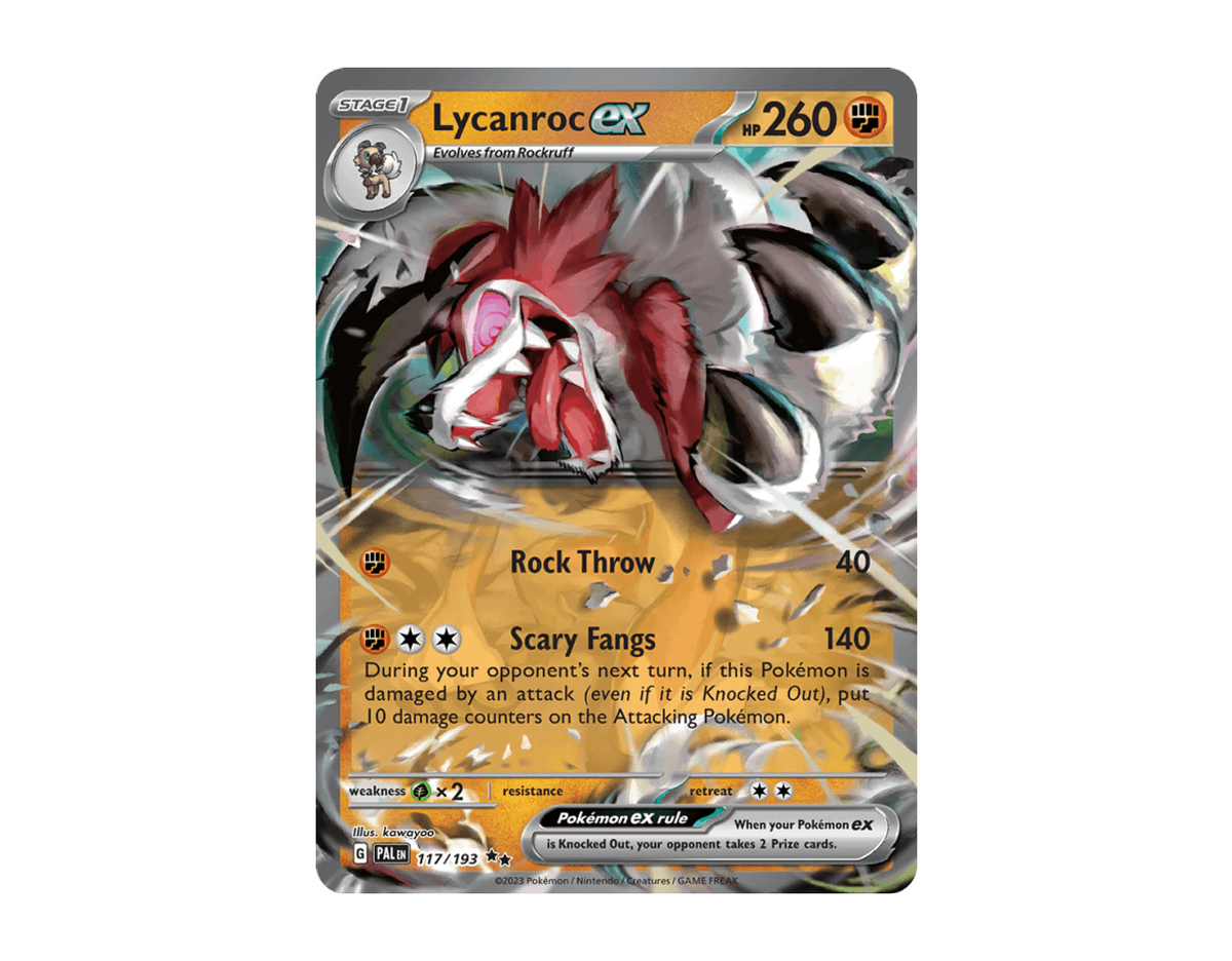 Lycanroc ex PE 117/193 (Paldea Evolved)