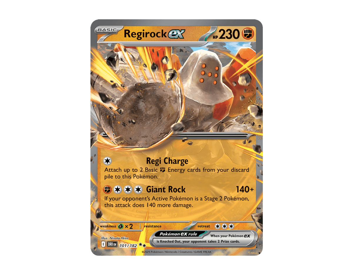Regirock ex DR 101/182 (Destined Rivals)