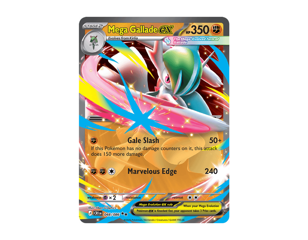 Mega Gallade ex CR 048/86 (Chaos Rising)