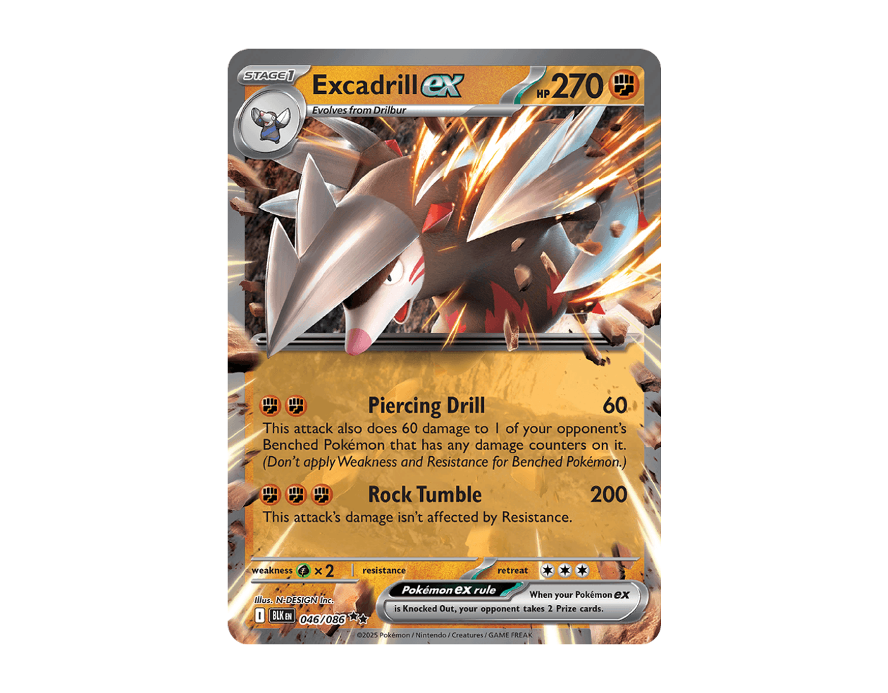 Excadrill ex BB 046/86 (Black Bolt)