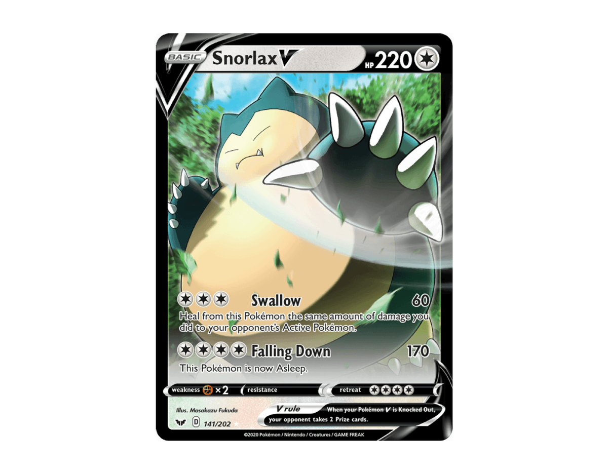 Snorlax V SS 141/202 (Sword & Shield)