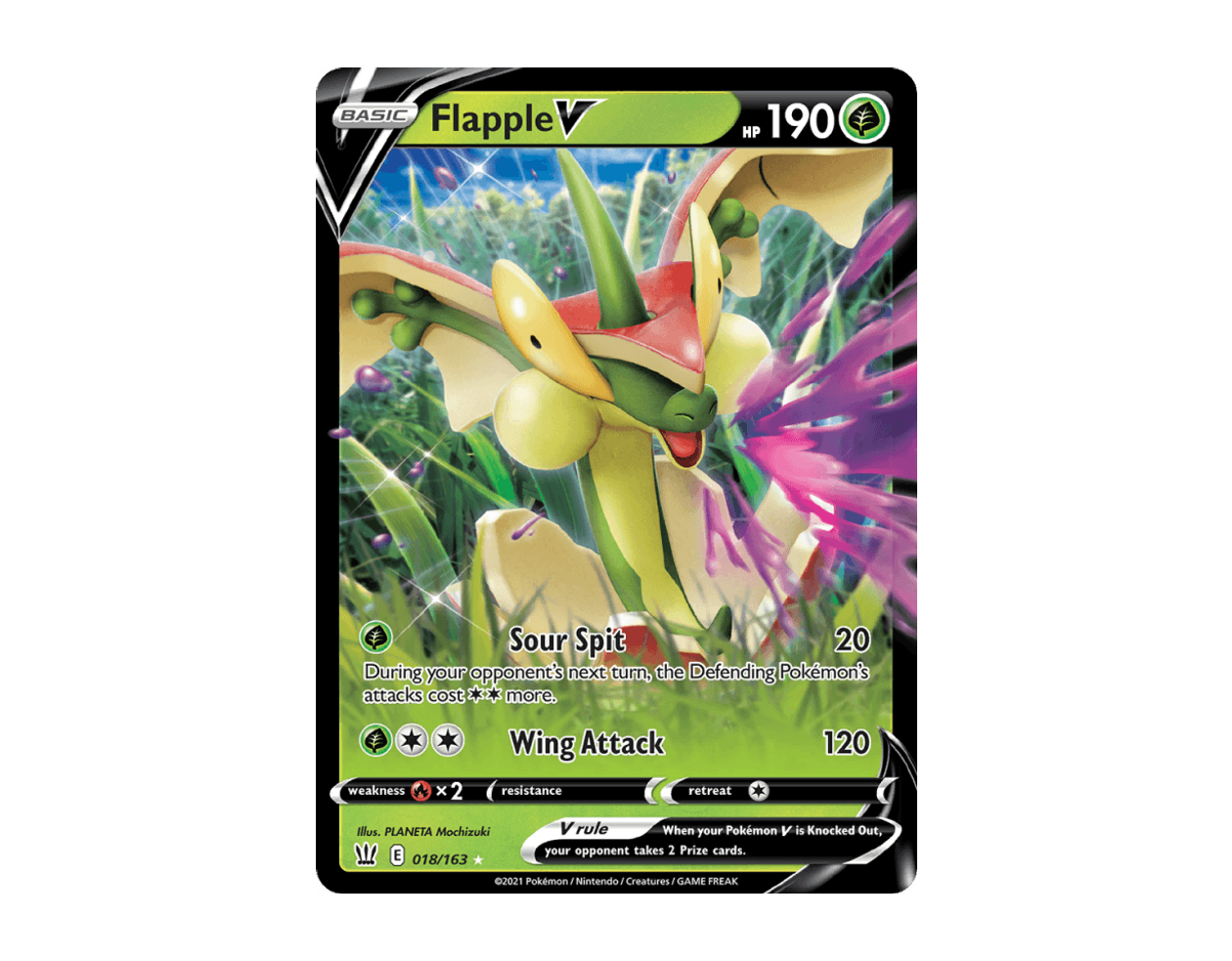 Flapple V BS 18/163 (Battle Styles)