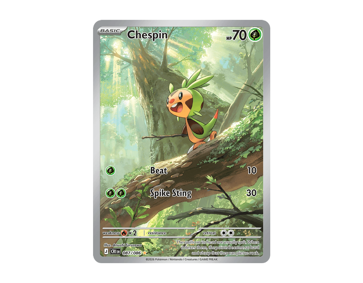 Chespin CR 087/86 (Chaos Rising)
